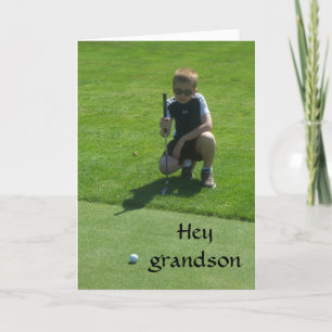 GLÜCKLICHES PAR-FECT BIRTHDAY *GRANDSON* KARTE