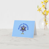Glückliches Passahfest Karte (Gelbe Blume)