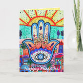 Glückliches Passahfest Karte (Vorderseite)