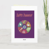 Glückliches Passahfest Karte (Rückseite)