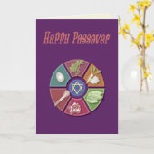 Glückliches Passahfest Karte (Gelbe Blume)