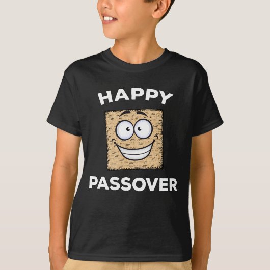 Glückliches Passahfestlustiges Matzo-Passahfest T-Shirt (Vorderseite)