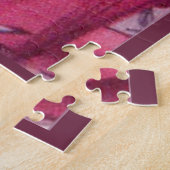glückliches Pferd in Rosa Puzzle (Seite)