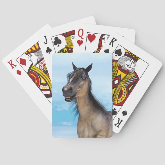 Glückliches Pferd Spielkarten (Rückseite)