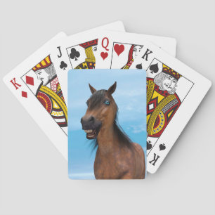 Glückliches Pferd Spielkarten