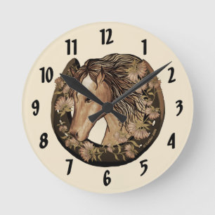 Glückliches Pferd Uhr
