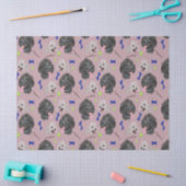 Glückliches Pfoten-Tissue-Papier Seidenpapier (Basteln)