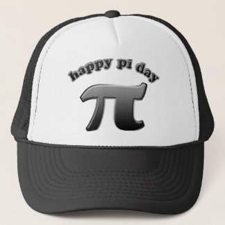 Glückliches PU-Tagespu-Symbol für Mathe-Nerds am Truckerkappe