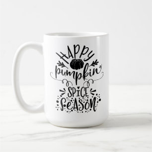 GLÜCKLICHES PUMPKIN SPICE SAISON MIT ORANGE PUMPKI KAFFEETASSE