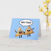 Glückliches Purim hamantaschen Karte (Gelbe Blume)