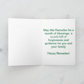 Glückliches Ramadan Karte (Innenseite)