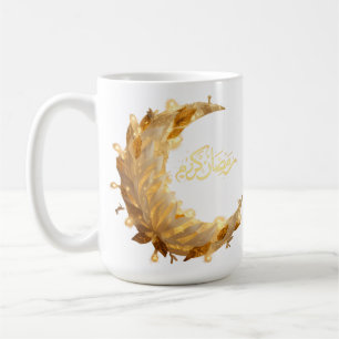 Glückliches Ramadan Mubarak Ramadan Kareem Gold Mu Kaffeetasse