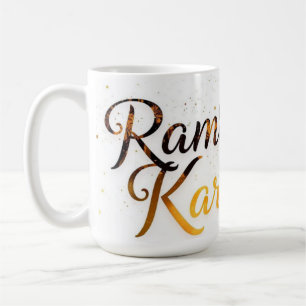 Glückliches Ramadan Mubarak Ramadan Kareem Gold Mu Kaffeetasse