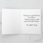 Glückliches Ramadan Mubarak Ramadan Kareem Gold Mu Karte (Innenseite)