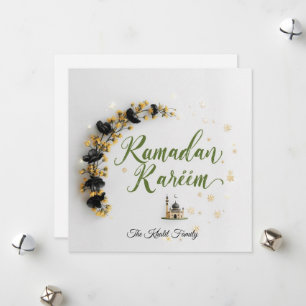 Glückliches Ramadan Mubarak Ramadan Kareem Modern  Feiertagskarte