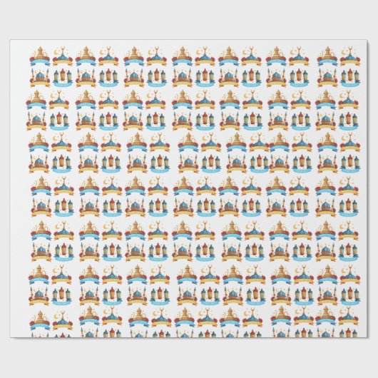 GLÜCKLICHES RAMADAN Wrapping Paper Geschenkpapier (Flach)