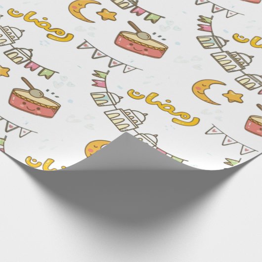 GLÜCKLICHES RAMADAN Wrapping Paper Geschenkpapier (Ecke)