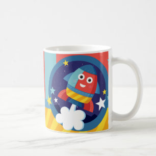 Glückliches Rocket Kaffeetasse