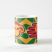 Glückliches rotes Affe-Gesicht Kaffeetasse (Mittel)