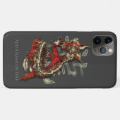 Glückliches rotes chinesisches Drache-Symbol Case-Mate iPhone Hülle (Rückseite (Horizontal))