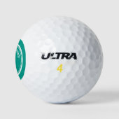 Glückliches Ruhestandsgolfball-Set für Golfball (Logo)