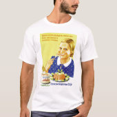 Glückliches russisches Mädchen T-Shirt (Vorderseite)
