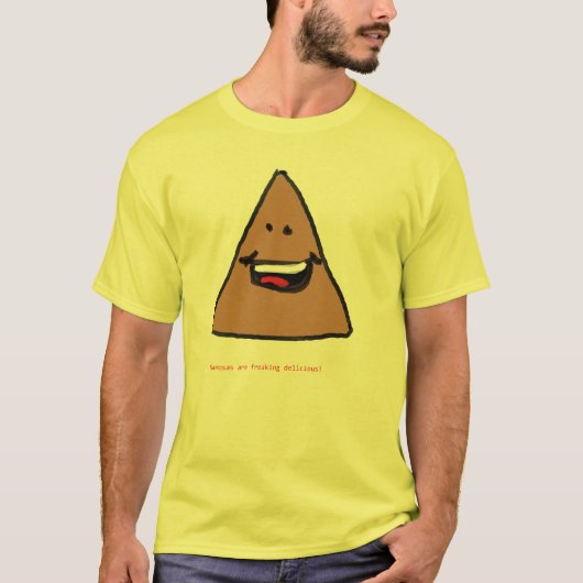 Glückliches Samosa T-Shirt (Vorderseite)
