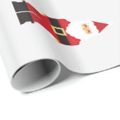 Glückliches Sankt-WeihnachtsPackpapier Geschenkpapier (Rolleneckpunkt)