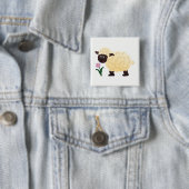 Glückliches Schaf Button (Beispiel)