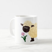Glückliches Schaf Kaffeetasse (Vorderseite Links)