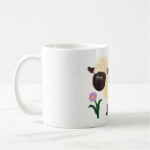 Glückliches Schaf Kaffeetasse (Links)