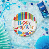 Glückliches Schaltjahr 7" Nachtischteller Pappteller (Party)
