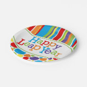 Glückliches Schaltjahr 7" Nachtischteller Pappteller (Schrägansicht)