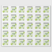 Glückliches Schaltjahr am 29. Februar Geschenkpapier (Flach)