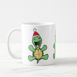 Glückliches Schildkröte-Weihnachten Kaffeetasse