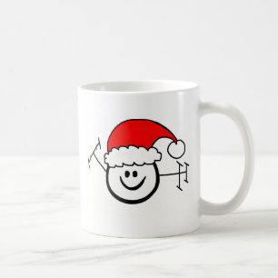 Glückliches Schinken-Morsealphabet Ho! Ho! Ho! Kaffeetasse