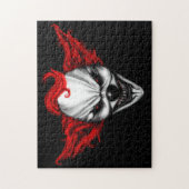 Glückliches schlechtes Clown-Rot-Haar Puzzle (Vertikal)