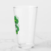 Glückliches Schluck Pint-Glas Glas (Links)