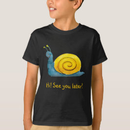 Glückliches Schnecke | entzückendes Tier T-Shirt