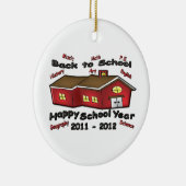 Glückliches Schuljahr Keramik Ornament (Rechts)