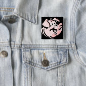 Glückliches Schwein Button (Beispiel)