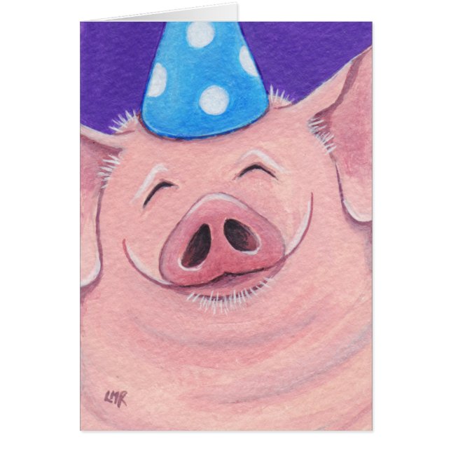 Glückliches Schwein, das eine (Vorne)