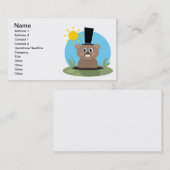 Glückliches Schwein Visitenkarte (Vorne/Hinten)