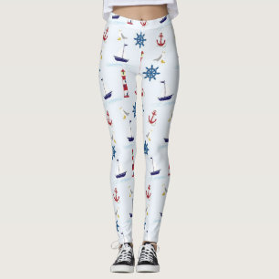 Glückliches Segeln-SeeLeggings Leggings