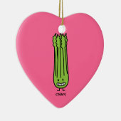 Glückliches Sellerie-Stiel-Bündelgrün-Fasergemüse Keramikornament (Rechts)