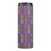 Glückliches Sellerie-Stiel-Bündelgrün-Fasergemüse Thermosbecher (Rückseite)