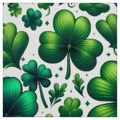 Glückliches Shamrock St. Patrick's Day Muster Stof Stoff (Muster)