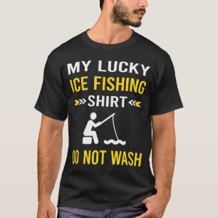 Glückliches Shirt Eisfischen