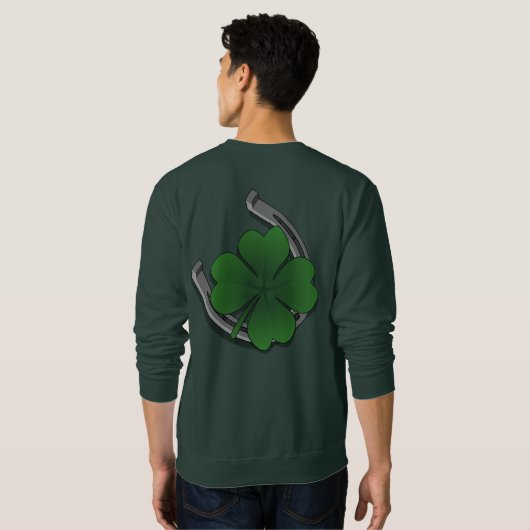 Glückliches Shirt St. Patrick's Luck of the Irish (Schwarz voll)