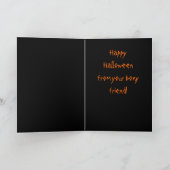 GLÜCKLICHES SKELETT u. JACK durch SHARON SHARPE Karte (Innenseite)